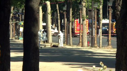 Vehículo embiste furgón policial en París en intento de atentado