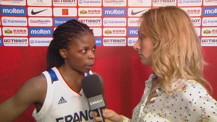 Euro Féminin 2017 - France / Grèce - Les réactions d'Olivia Epoupa et de Diandra Tchatchouang