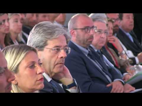 Gentiloni a Pesaro alla posa della prima pietra della scuola di Via Lamarmora (19.06.17)