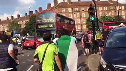 Pakistani Fans Celebration Pakistan vs India Champions trophy 2017