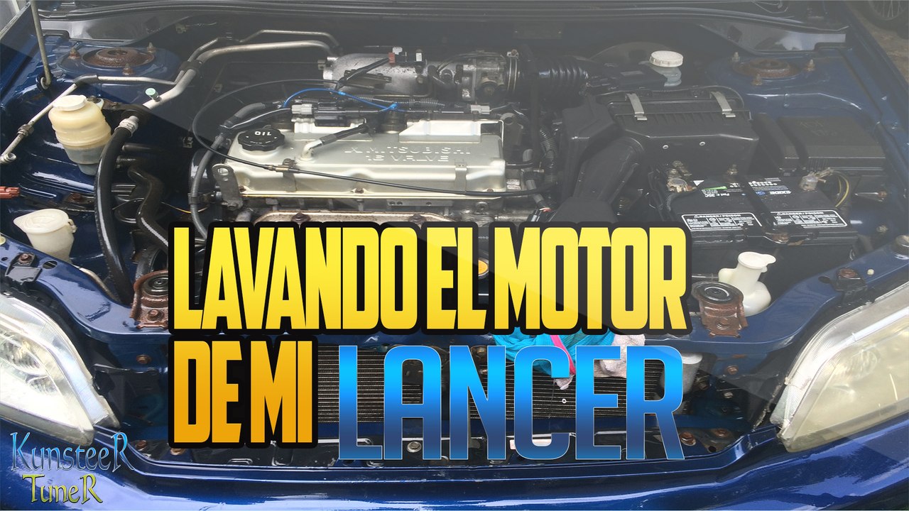 Lavando El Motor De Mi Lancer
