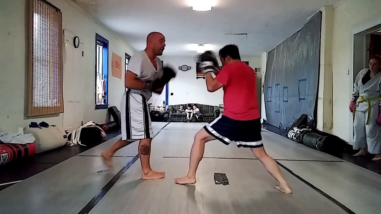 Rob's first Sparring Session