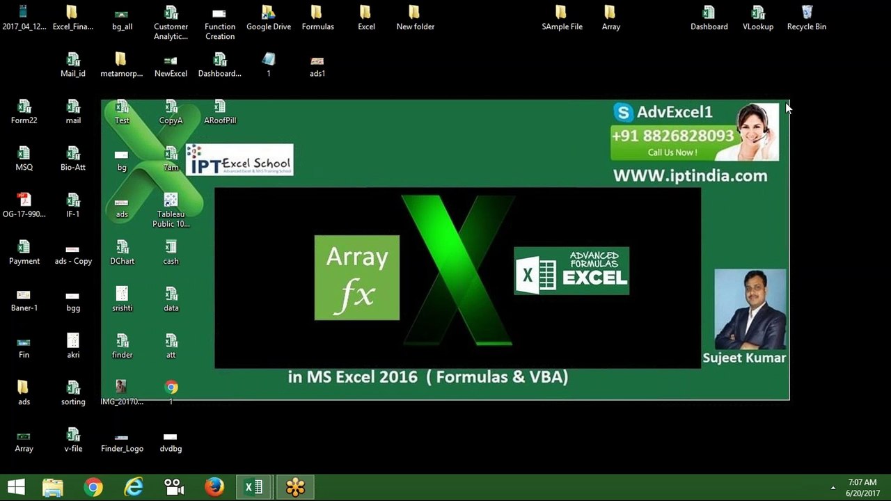 Excel Pivot Table with Sujeet Kumar in Hindi