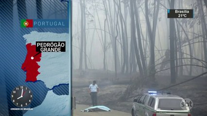 Download Video: Incêndio que já matou 64 pessoas em Portugal mobiliza dois mil bombeiros