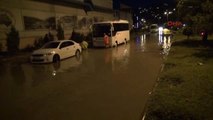 Zonguldak'ta Yağmur Ulaşımı Etkiledi