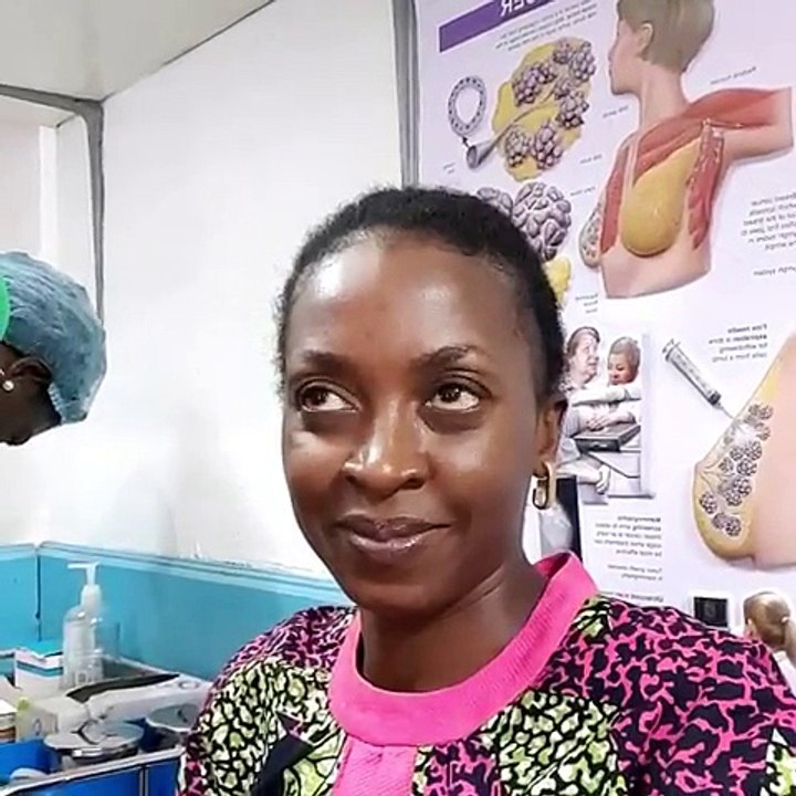 Nollywood Actress Getting HPV Vaccines At Optimal Cancer Foundation