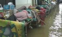 Banjir Genangii Ruangan Pasien di RSUD Abdul Wahab Sjahranie