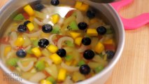 Agar Jelly Fruit Cake Recipe เค้กวุ้นผลไม้ - Hot Thai Kitchen!