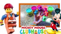 Mickey Mouse Clubhouse Disney Finger Family Learn Shapes Play Do