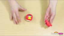 Make Play Doh Angry Birds with HooplaKidz How To _ Learn Amaz