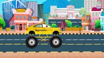 Monster Truck Police Car War _ Good Vs Evil _ Scary Heavy Vehicles _ Halloween Videos For Kids (1)