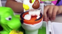 SUPER GROSS DOG EATS POOP Big Egg Surprise Toilet Opening Toys Ugglys Pet Shop Wash Van Potty-S