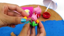 Play Doh Peppa Pig Holiday Toy English episode At The Beach ep  cartoon inspired-p