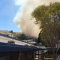 Large Fire Burns Near Moraga High School