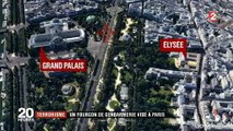 Minute par minute l'attentat à la voiture piégée sur les Champs Elysées