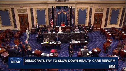 i24NEWS DESK | Democrats try to slow down health care reform | Tuesday, June 20th 2017