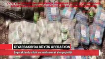 Diyarbakır Büyük operasyonda sığınaklarda ele geçen silah ve mühimmat