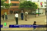 La Molina: colegio podría ser sancionado por invadir espacio público