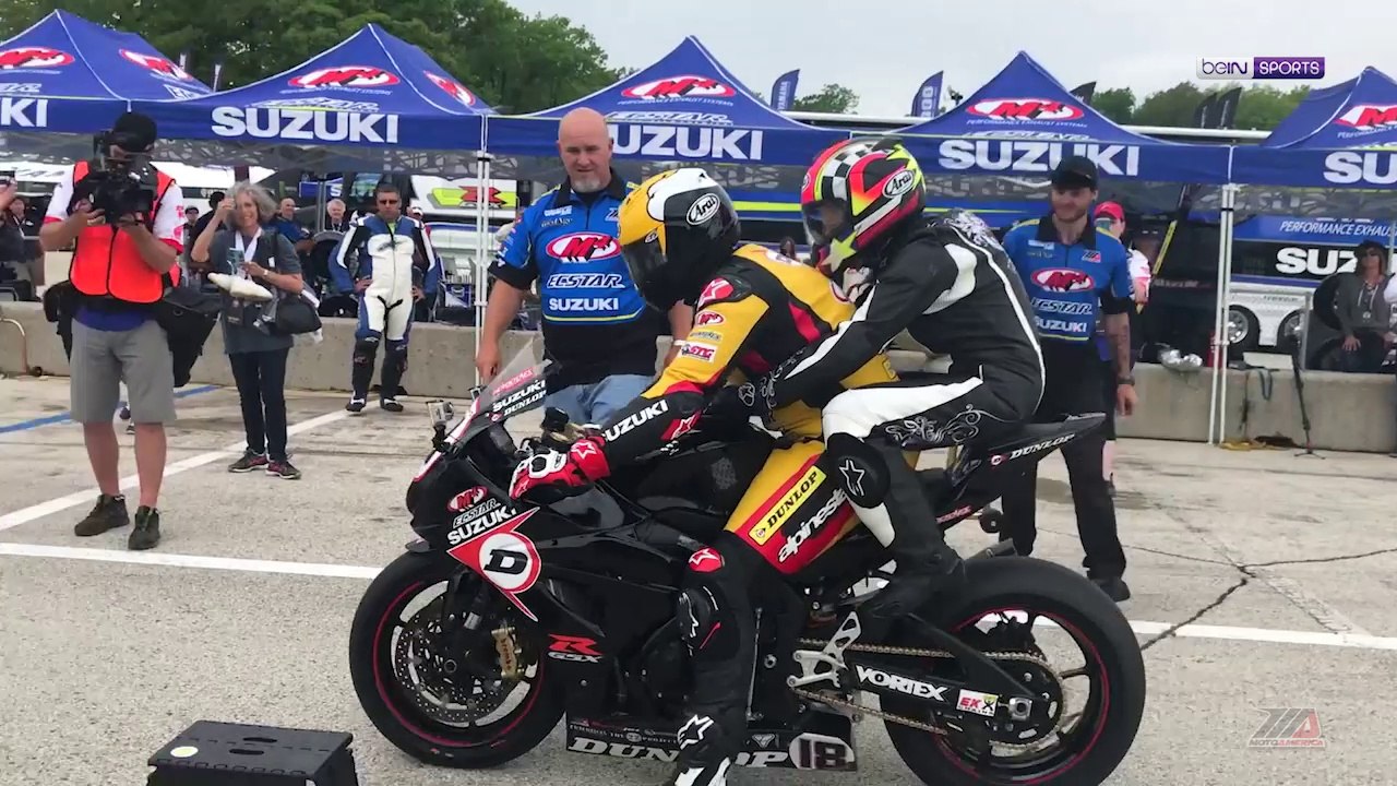 Rochelle Simms Dunlop M4 Suzuki Two-Seat Suzuki Superbike