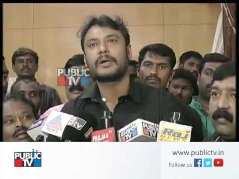 Cauvery water row: Challenging Star Darshan supports protest in Mandya