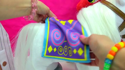 My Little Pony Big McIntosh & Hearts Riding Club Build A Bear Arabian Horse Video