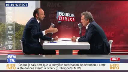 "Si on retire une autorisation à quelqu'un de surveillé, il va comprendre pourquoi on lui retire", dit Philippe