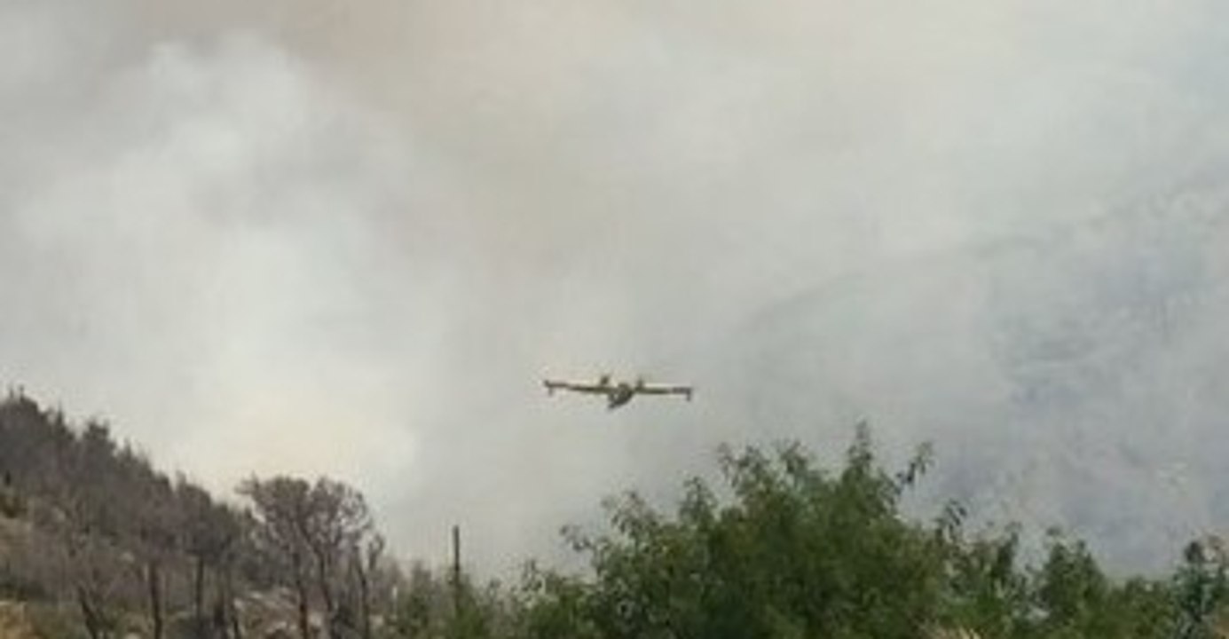 Firefighting Aircraft Mobilized as Wildfires Rage in Southern Croatia