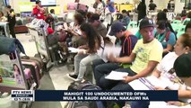 Mahigit 100 undocumented OFWs mula sa Saudi Arabia, nakauwi na