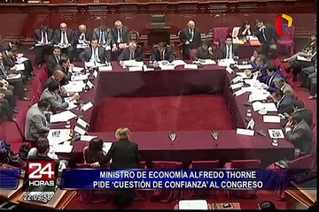 Download Video: Alfredo Thorne: pedido de cuestión de confianza generó diversas reacciones en el Congreso