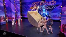 Diavolo: Danger & Acrobatic Group DEFY Human Nature | Auditions 2 | America’s Got Talent 2