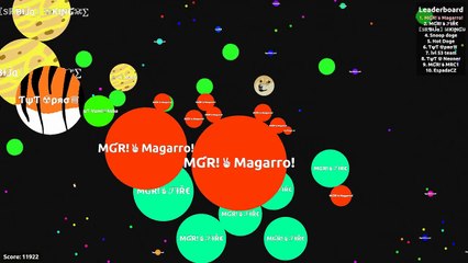 AGAR.IO - MƓR! ✌ MAGARRO! & ƬψƬ SIRIUS DOMINATE LOBBY