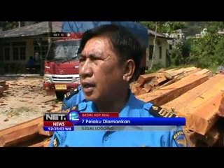 Petugas Menggagalkan Pencurian Kayu 5 Ton di Batam - NET12