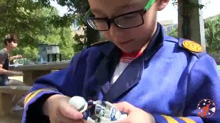 10.Playmobil Police Station Unboxing + Toy Review - Kid Police Kid Cops Lego Police Car Fun w_ Heroes!_clip6