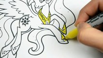 My Little Pony Princess Celestia Coloring Book_ Pages Colors an