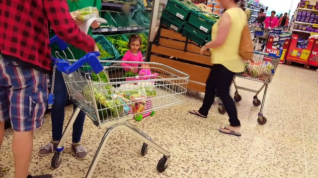 Mickey Mouse Doing Shopping / Supermarket Song / Toy Shopping Cart