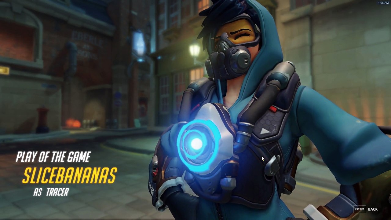 Overwatch: Posted my first tracer POTG a month ago, here's my improvement so far.