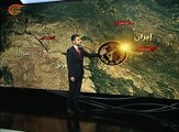مسار الصواريخ الإيرانية التي استهدَفت داعش في دير ...