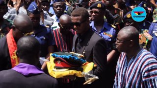 Military hands over uniform of late Major Mahama to brother