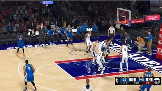 NBA 2K17 Stephen Curry & Kevin Durant Highlights at 7