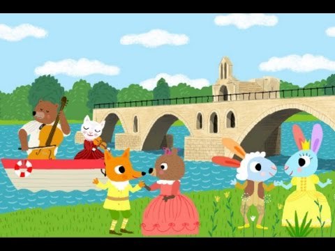 Sur le pont d'Avignon - Chansons et comptines avec Pinpin et Lili