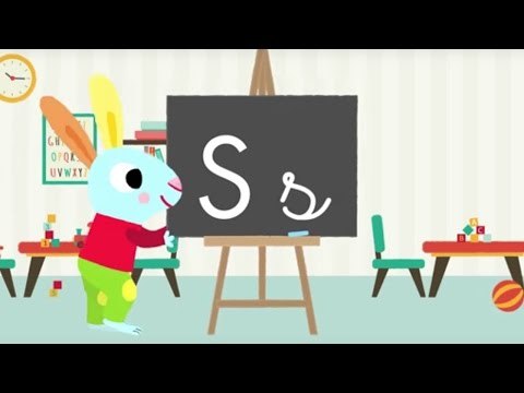 Les lettres de l'alphabet - Apprendre à écrire le S avec Pinpin et Lili