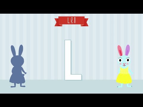 Les lettres de l'alphabet - Apprendre à écrire le L avec Pinpin et Lili