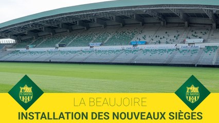 La Beaujoire : installation des nouveaux sièges