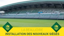 La Beaujoire : installation des nouveaux sièges