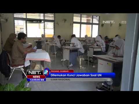 Ombudsman Temukan Kunci Jawaban Soal UN di Padang - NET12