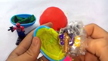 Play-Doh Ice Cream Cone Surprise Eggs _ Spiderman _ Toys Cars _ Lego _ Kids Toddlers-9wj-9dPByIg
