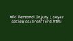 Brantford ON Personal Injury Attorney - APC Personal Injury Lawyer (800) 317-6205