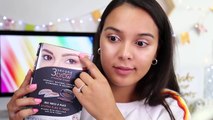 Instagram WEIRD Beauty Products TESTED! Brow Stamp, Paper Makeup, Foam Foundation! Natalie