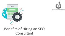 Benefits of Hiring an SEO Consultant