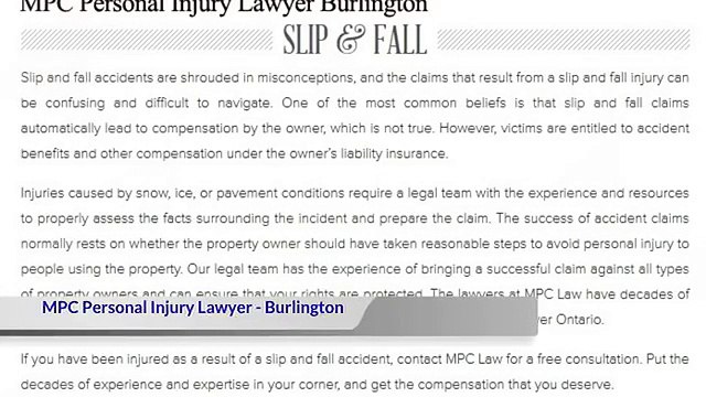 Injury Lawyer Brampton - MPC Personal Injury Lawyer (289) 201-3780